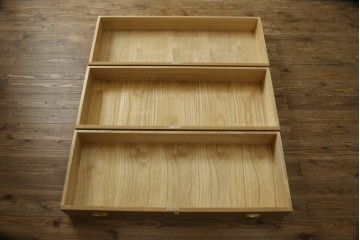 和製ヴィンテージ　美品　木匠・多々納邦男作　総桐箪笥(胴丸)　上質な和の空間を演出する着物箪笥　(R-066536)