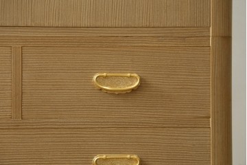 和製ヴィンテージ　美品　木匠・多々納邦男作　総桐箪笥(胴丸)　上質な和の空間を演出する着物箪笥　(R-066536)