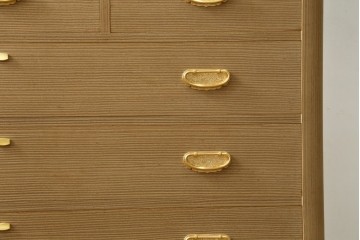 和製ヴィンテージ　美品　木匠・多々納邦男作　総桐箪笥(胴丸)　上質な和の空間を演出する着物箪笥　(R-066536)