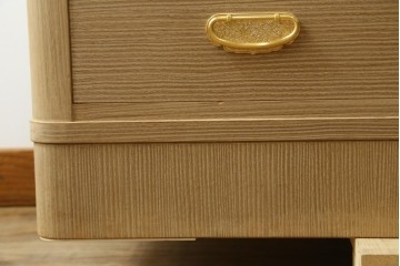 和製ヴィンテージ　美品　木匠・多々納邦男作　総桐箪笥(胴丸)　上質な和の空間を演出する着物箪笥　(R-066536)