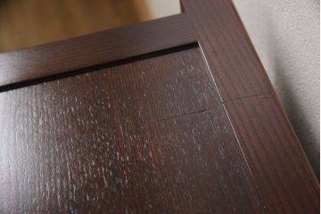 中古　美品　民芸家具　角手型の引手金具がアクセントの収納箪笥(洋服タンス、衣装箪笥、和タンス、引き出し、サイドチェスト)(R-066542)