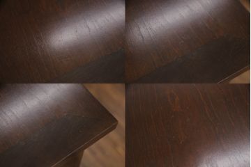和製ビンテージ　希少デザイン!!　北海道民芸家具　和モダンなお部屋におすすめのサイドボード(食器棚、茶棚、茶箪笥、サイドキャビネット、収納棚、戸棚、ヴィンテージ)(R-066543)