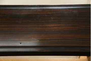 中古　美品　モリシゲ(MORISHIGE/森繁)　水葉(ミズハ)　合皮　和モダンテイストのお部屋づくりにおすすめな3人掛けソファ(アームソファ、三人掛け、3P、トリプルソファ、ローソファ)(定価約100万円)(R-066562)