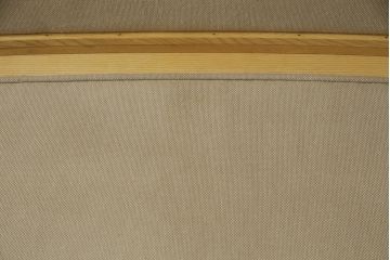 中古　美品　モリシゲ(MORISHIGE/森繁)　水葉(ミズハ)　合皮　和モダンテイストのお部屋づくりにおすすめな3人掛けソファ(アームソファ、三人掛け、3P、トリプルソファ、ローソファ)(定価約100万円)(R-066562)