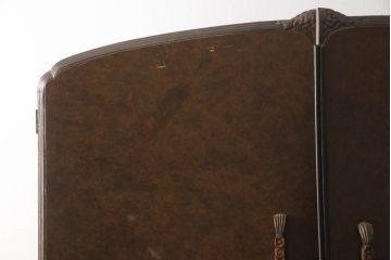 イギリスアンティーク　Browns FURNITURE　バーズアイ(鳥眼杢)の杢目が美しいワードローブ(洋服タンス、収納棚、戸棚、キャビネット、英国)(R-066563)