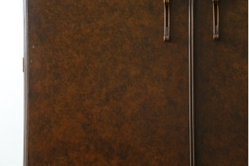イギリスアンティーク　Browns FURNITURE　バーズアイ(鳥眼杢)の杢目が美しいワードローブ　(R-066563)