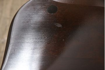 中古　松本民芸家具　シンプルで上品な佇まいのNC型チェア(ダイニングチェア、椅子、イス、板座チェア)(R-066571)