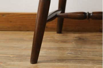 中古　松本民芸家具　上品な佇まいが魅力のSP型スピンドルチェア(板座チェア、椅子、イス、ダイニングチェア)(R-066576)