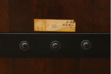中古　松本民芸家具　上品な佇まいが魅力のSP型スピンドルチェア(板座チェア、椅子、イス、ダイニングチェア)(R-066576)