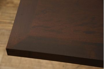 中古　松本民芸家具　H型　ボールフットが特徴的なライティングビューロー(簿記机、ワークデスク、在宅ワーク、在宅用デスク、サイドチェスト、引き出し)(定価約42万円)(R-066580)