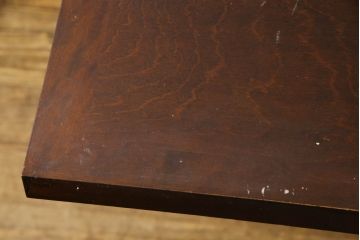 中古　松本民芸家具　希少モデル　格子模様が特徴的なK型ライティングビューロー(ワークデスク、在宅ワーク用、在宅用、簿記机、収納棚、戸棚)(R-066583)