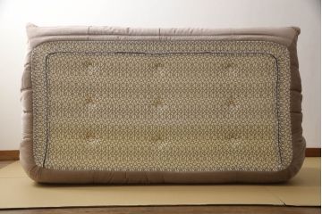 中古　フランス家具　美品　ligne roset(リーン・ロゼ)　ROSETTOGO(ロゼトーゴ)　くすみピンク色　洗練されたモダンデザインが目を引く三人掛けソファ(リーンロゼ、3人掛け、トリプルソファ、ローソファ、生地:Hランク)(定価約34万円)(R-066585)