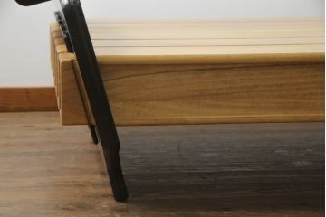 中古　希少!!　絶版モデル　星野民芸家具(星野民藝)　木殿(KIDEN)　桐材　こだわりの寝室づくりにおすすめなベッドフレーム(シングル)(R-066589)