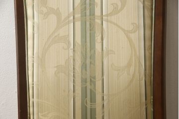 中古　美品　マルニ木工(MARUNI)　地中海シリーズ　カンヌ　クラシカルなデザインのファブリックがお洒落なダイニングチェア2脚セット(椅子、イス、バラ売り可能)(定価2脚で約16万円)(R-066604)