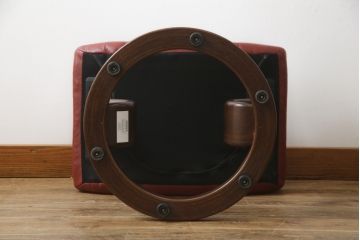中古　ノルウェー製　EKORNES(エコーネス)　Sサイズ　コンサルシリーズ　クラシック　本革(レザー)　高級感漂う佇まいが魅力のオットマン付きストレスレスチェア(リクライニングチェア、一人掛けソファ、アームチェア、フットスツール、北欧)(R-066605)