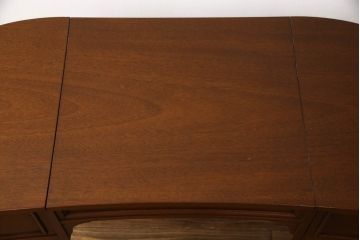 中古　DREXEL HERITAGE(ドレクセルヘリテイジ)　Triune(トライユン)　デスクとしても使える格納式ミラー付きドレッサー(化粧台、鏡台、ワークデスク、在宅用、在宅ワーク用、机)(定価約42万円)(R-066607)