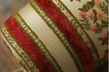 【K.K.様ご決済用】中古　DREXEL HERITAGE(ドレクセルヘリテイジ)　ストライプ柄のファブリックが目を引く1人掛けソファ(1Pソファ、一人掛けソファ、パーソナルソファ、アームチェア、ラウンジチェア)(R-066610)