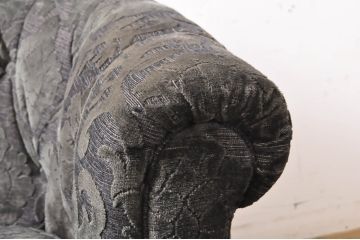 中古　美品　DREXEL HERITAGE(ドレクセルヘリテイジ)　Upholstery(アップホルスタリー)　クッション付き　上品な佇まいが魅力の1人掛けソファ(一人掛けソファ、1P、アームチェア、パーソナルチェア、ラウンジチェア)(R-066612)