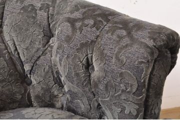中古　美品　DREXEL HERITAGE(ドレクセルヘリテイジ)　Upholstery(アップホルスタリー)　クッション付き　上品な佇まいが魅力の1人掛けソファ(一人掛けソファ、1P、アームチェア、パーソナルチェア、ラウンジチェア)(R-066612)