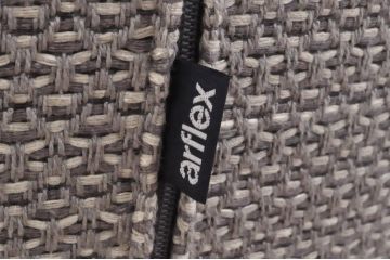 中古　極美品　arflex(アルフレックス)　PANETUN(パネトゥーン)　回転式　シンプルなデザインが魅力のラウンジチェア(パーソナルチェア、一人掛けソファ、1人掛けソファ、アームチェア、回転椅子、回転イス)(定価約30万円)(R-066614)