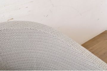 中古　極美品　arflex(アルフレックス)　PANETUN(パネトゥーン)　回転式　シンプルなデザインが魅力のラウンジチェア(パーソナルチェア、一人掛けソファ、1人掛けソファ、アームチェア、回転椅子、回転イス)(定価約30万円)(R-066616)