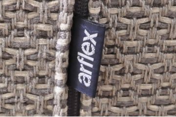 中古　極美品　arflex(アルフレックス)　PANETUN(パネトゥーン)　回転式　シンプルなデザインが魅力のラウンジチェア(パーソナルチェア、一人掛けソファ、1人掛けソファ、アームチェア、回転椅子、回転イス)(定価約30万円)(R-066616)
