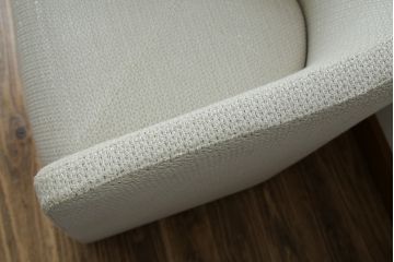 中古　極美品　arflex(アルフレックス)　PANETUN(パネトゥーン)　回転式　シンプルなデザインが魅力のラウンジチェア(パーソナルチェア、一人掛けソファ、1人掛けソファ、アームチェア、回転椅子、回転イス)(定価約30万円)(R-066617)