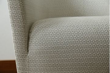 中古　極美品　arflex(アルフレックス)　PANETUN(パネトゥーン)　回転式　シンプルなデザインが魅力のラウンジチェア(パーソナルチェア、一人掛けソファ、1人掛けソファ、アームチェア、回転椅子、回転イス)(定価約30万円)(R-066617)
