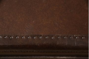 中古　イギリス製　HALO(ハロ)　PARIS TRUNK(パリストランク)　ヴィンテージスタイルのお部屋におすすめなトランクボックス(収納ボックス、ディスプレイ雑貨、収納箱、サイドテーブル、英国)(R-066618)