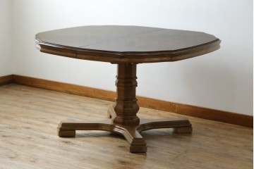 中古　DREXEL HERITAGE(ドレクセルヘリテイジ)　Grand Villa(グランドヴィラ)　上品なデザインのダイニングテーブル　定価約60万円　(R-066628)