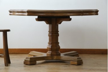 中古　DREXEL HERITAGE(ドレクセルヘリテイジ)　Grand Villa(グランドヴィラ)　上品なデザインのダイニングテーブル　定価約60万円　(R-066628)