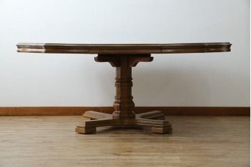 中古　DREXEL HERITAGE(ドレクセルヘリテイジ)　Grand Villa(グランドヴィラ)　上品なデザインのダイニングテーブル　定価約60万円　(R-066628)