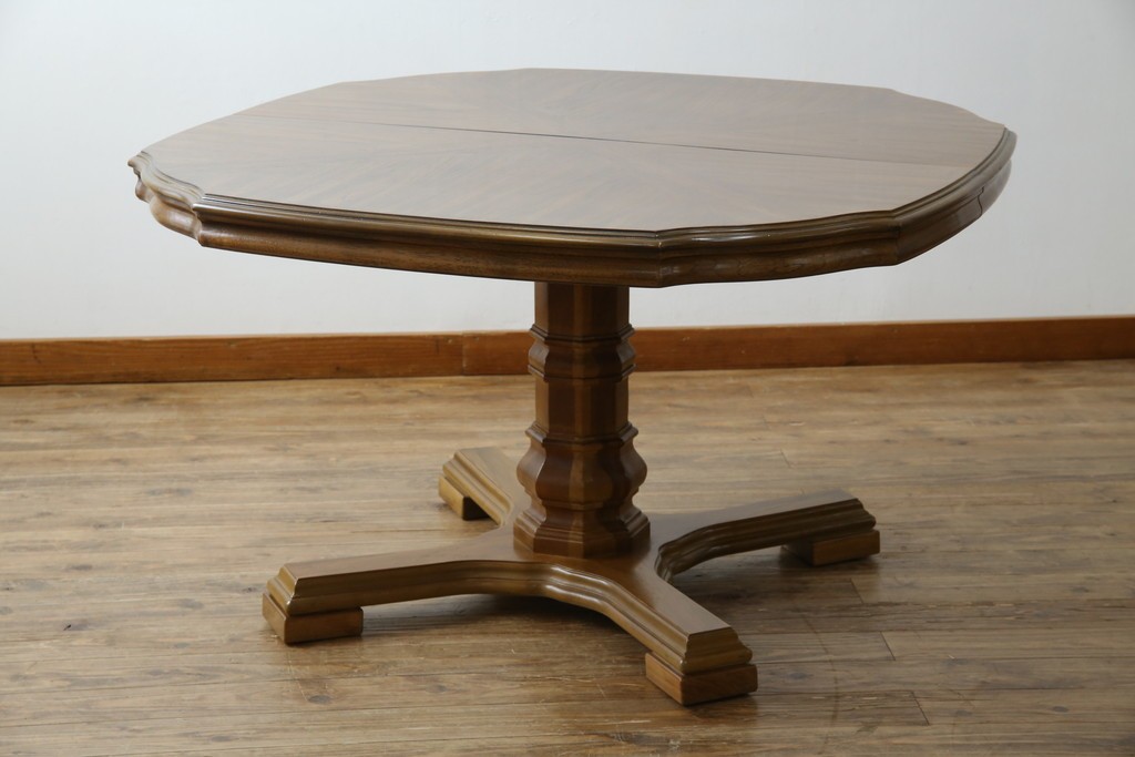 中古　DREXEL HERITAGE(ドレクセルヘリテイジ)　Grand Villa(グランドヴィラ)　上品なデザインのダイニングテーブル　定価約60万円　(R-066628)