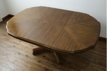 中古　DREXEL HERITAGE(ドレクセルヘリテイジ)　Grand Villa(グランドヴィラ)　上品なデザインのダイニングテーブル　定価約60万円　(R-066628)