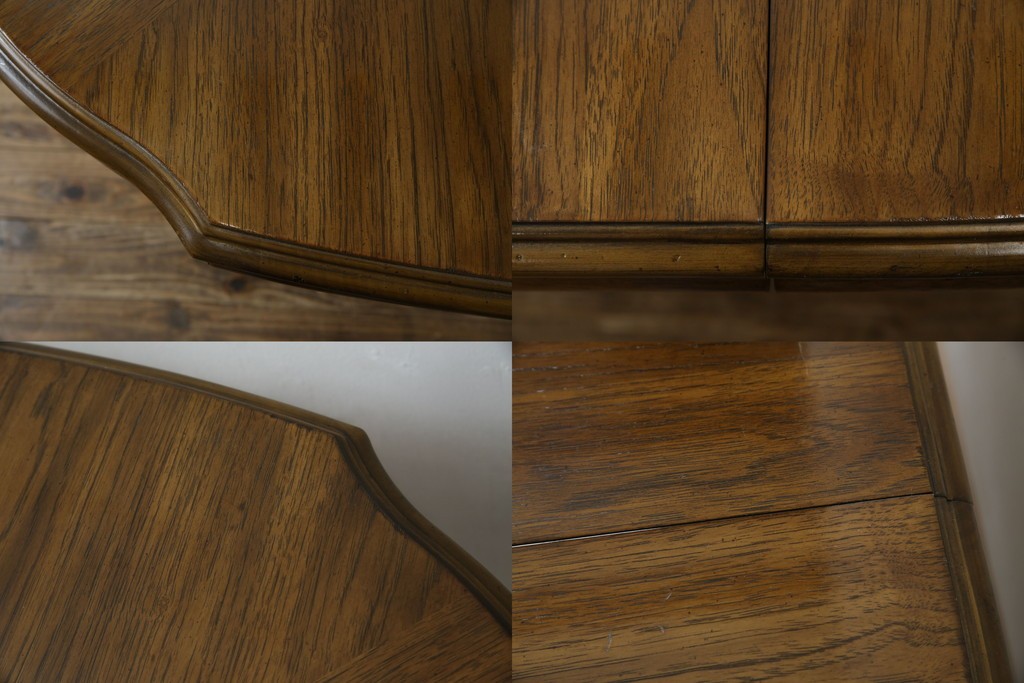 中古　DREXEL HERITAGE(ドレクセルヘリテイジ)　Grand Villa(グランドヴィラ)　上品なデザインのダイニングテーブル　定価約60万円　(R-066628)