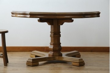 中古　DREXEL HERITAGE(ドレクセルヘリテイジ)　Grand Villa(グランドヴィラ)　上品なデザインのダイニングテーブル　定価約60万円　(R-066628)