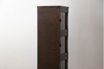 中古　美品　岩谷堂箪笥　No.114　上質な佇まいと機能性に優れた多目棚(収納棚、サイドキャビネット、飾り棚)(定価約32万円)(R-066634)