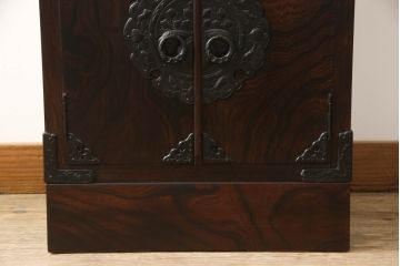 中古　美品　岩谷堂箪笥　No.114　上質な佇まいと機能性に優れた多目棚(収納棚、サイドキャビネット、飾り棚)(定価約32万円)(R-066634)