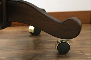 イギリスビンテージ　高級品!!　チェスターフィールド　本革(レザー)　クラシカルな佇まいが魅力のデスクチェア(回転チェア、回転イス、回転椅子、ドクターチェア、オフィスチェア、アームチェア、ヴィンテージ、英国)(R-066641)
