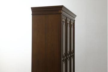 中古　DREXEL HERITAGE(ドレクセルヘリテイジ)　FRANCESCA(フランチェスカ)　品のある佇まいと美しい杢目に目を奪われるワードローブ(洋服タンス、収納棚、キャビネット)(R-066645)