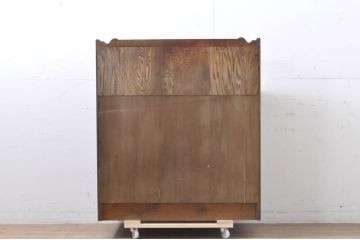 中古　美品　高級品　三越デパート　オーク材　上品な佇まいが魅力の象嵌入りライティングビューロー(カントリーハウス、Brugge、ブルージュ、簿記机、ワークデスク、在宅用、在宅ワーク用)(R-066646)