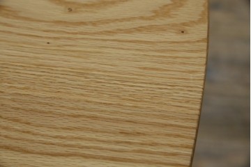 中古　短期展示美品　ヤクモ家具製作所　ラウンドテーブル(Type A)　オーク材　ナチュラルな風合いが優しい印象のダイニングテーブル　(R-066649)