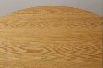 中古　短期展示美品　ヤクモ家具製作所　ラウンドテーブル(Type A)　オーク材　ナチュラルな風合いが優しい印象のダイニングテーブル(2人掛け、4人掛け、食卓、丸テーブル、店舗什器)(R-066650)