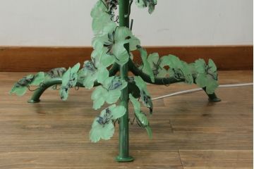 中古　イタリア製　トーソー社(TOSO CESARE)　ムラーノガラス(Murano　Glass)　ブドウ(葡萄、ぶどう)　13灯　空間のアクセントになるスタンドライト(フロアスタンド、スタンド照明、フロア照明、ベネチアングラス、ヴェネチアングラス、ムラノガラス)(定価約130万円)(R-066653)