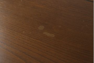 中古　IDC大塚家具　オランダ高級輸入家具　幅3mの特大サイズ!!重厚なオーク材製天板が魅力のダイニングテーブル(6人掛け、食卓、作業台)(定価約90万円)(R-066656)