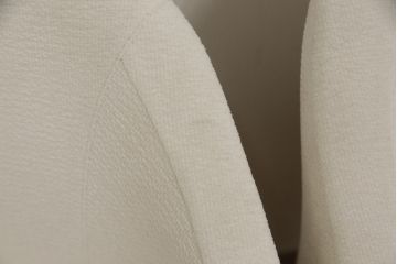 中古　短期展示品　極美品　相合家具製作所(SOGOKAGU)　パルマ(PALMA)　シンプルなデザインが魅力的なアームチェア4脚セット(一人掛けソファ、1人掛けソファ、ラウンジチェア、パーソナルチェア)(定価5脚で約41万3千円)(R-066659)
