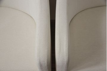 中古　短期展示品　極美品　相合家具製作所(SOGOKAGU)　パルマ(PALMA)　シンプルなデザインが魅力的なアームチェア4脚セット(一人掛けソファ、1人掛けソファ、ラウンジチェア、パーソナルチェア)(定価5脚で約41万3千円)(R-066659)