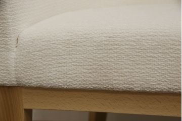 中古　短期展示品　極美品　相合家具製作所(SOGOKAGU)　パルマ(PALMA)　シンプルなデザインが魅力的なアームチェア4脚セット(一人掛けソファ、1人掛けソファ、ラウンジチェア、パーソナルチェア)(定価5脚で約41万3千円)(R-066659)