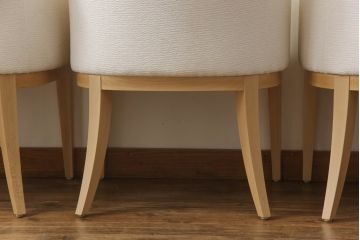 中古　短期展示品　極美品　相合家具製作所(SOGOKAGU)　パルマ(PALMA)　シンプルなデザインが魅力的なアームチェア4脚セット(一人掛けソファ、1人掛けソファ、ラウンジチェア、パーソナルチェア)(定価5脚で約41万3千円)(R-066659)