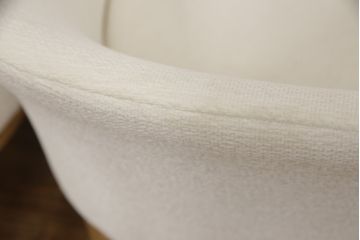 中古　短期展示品　極美品　相合家具製作所(SOGOKAGU)　パルマ(PALMA)　シンプルなデザインが魅力的なアームチェア4脚セット(一人掛けソファ、1人掛けソファ、ラウンジチェア、パーソナルチェア)(定価5脚で約41万3千円)(R-066659)